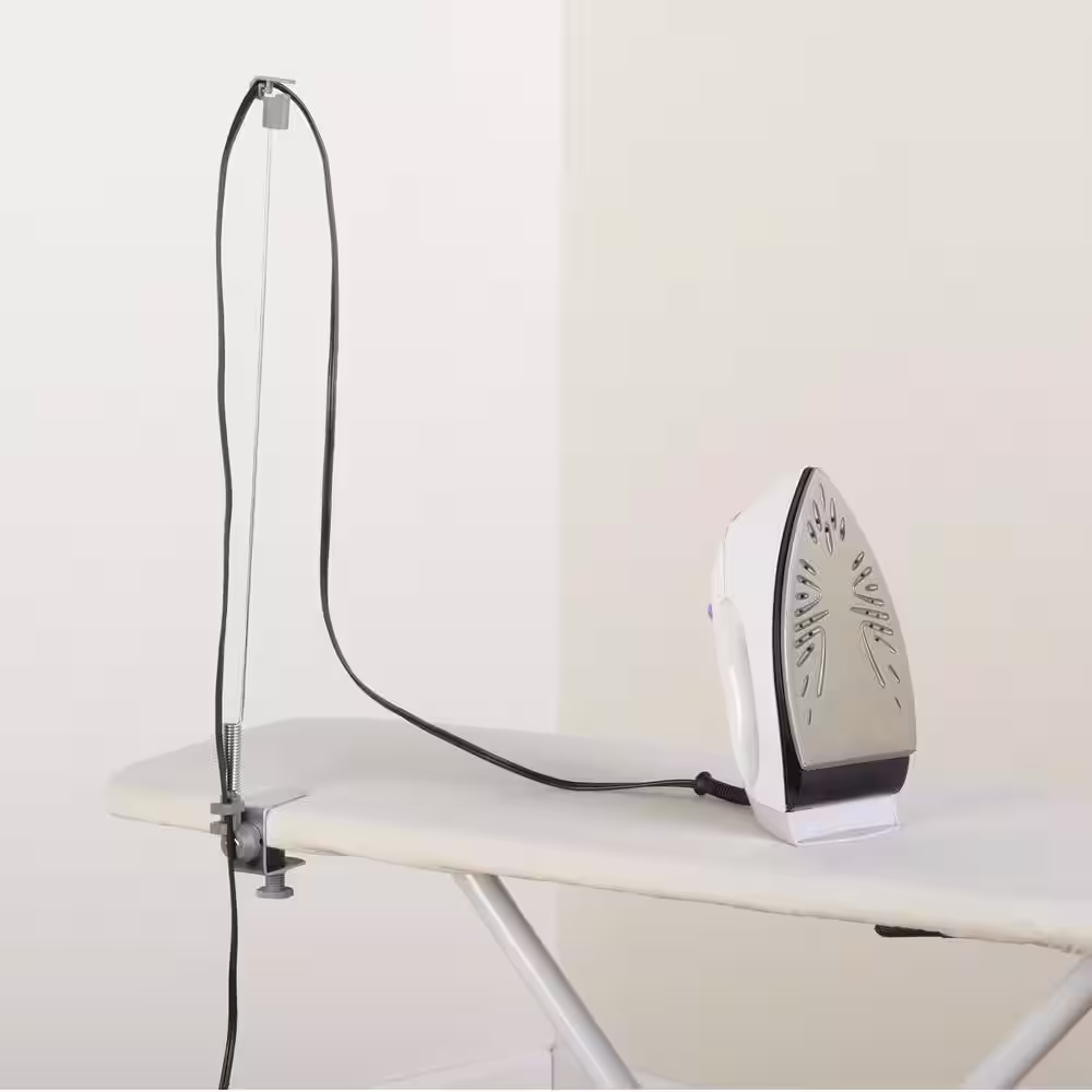 HOUSEHOLD ESSENTIALS 20 in. Iron Board Cord Minder Right or Left Hand Use