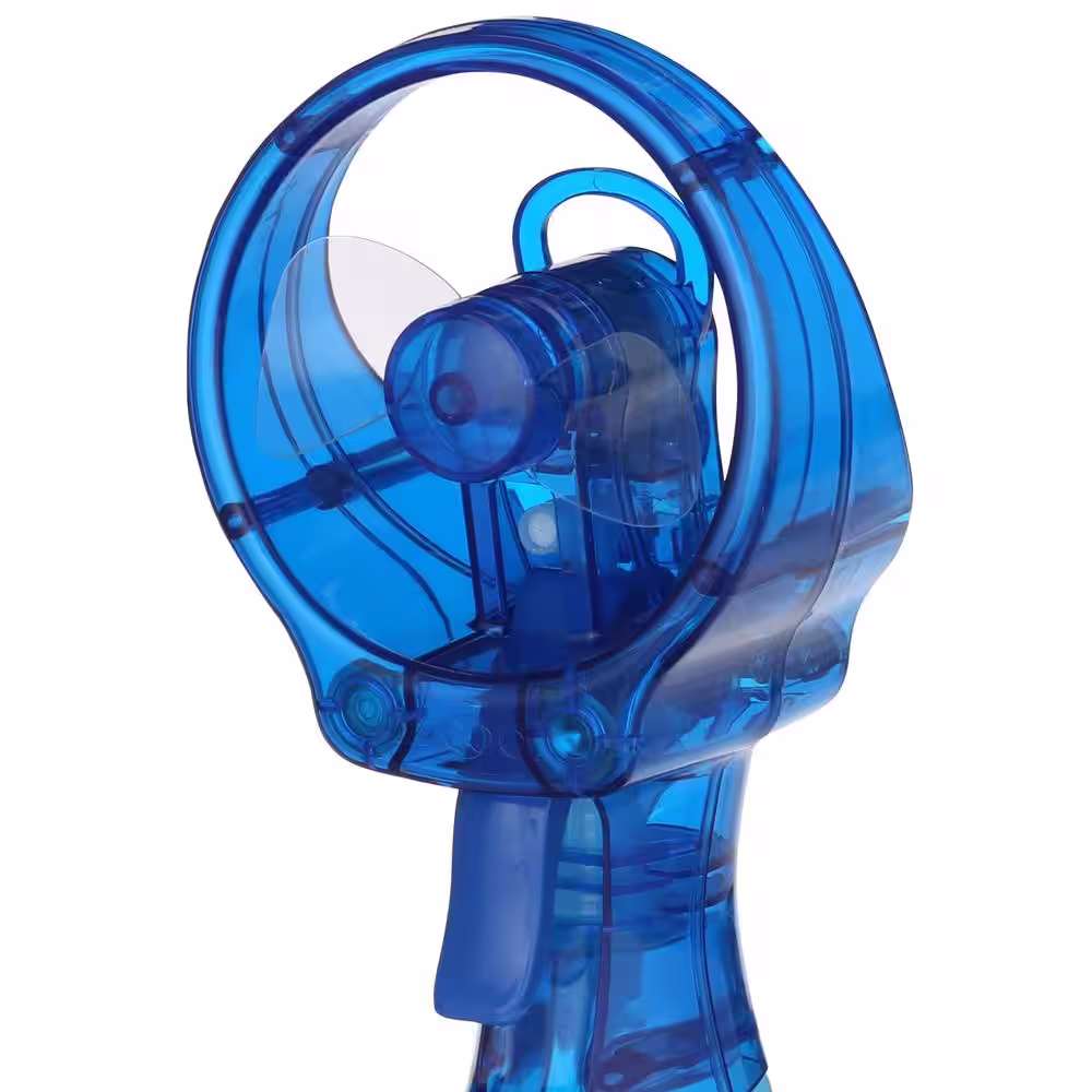 O2COOL Deluxe 3 in. Water Misting Personal Fan in Blue