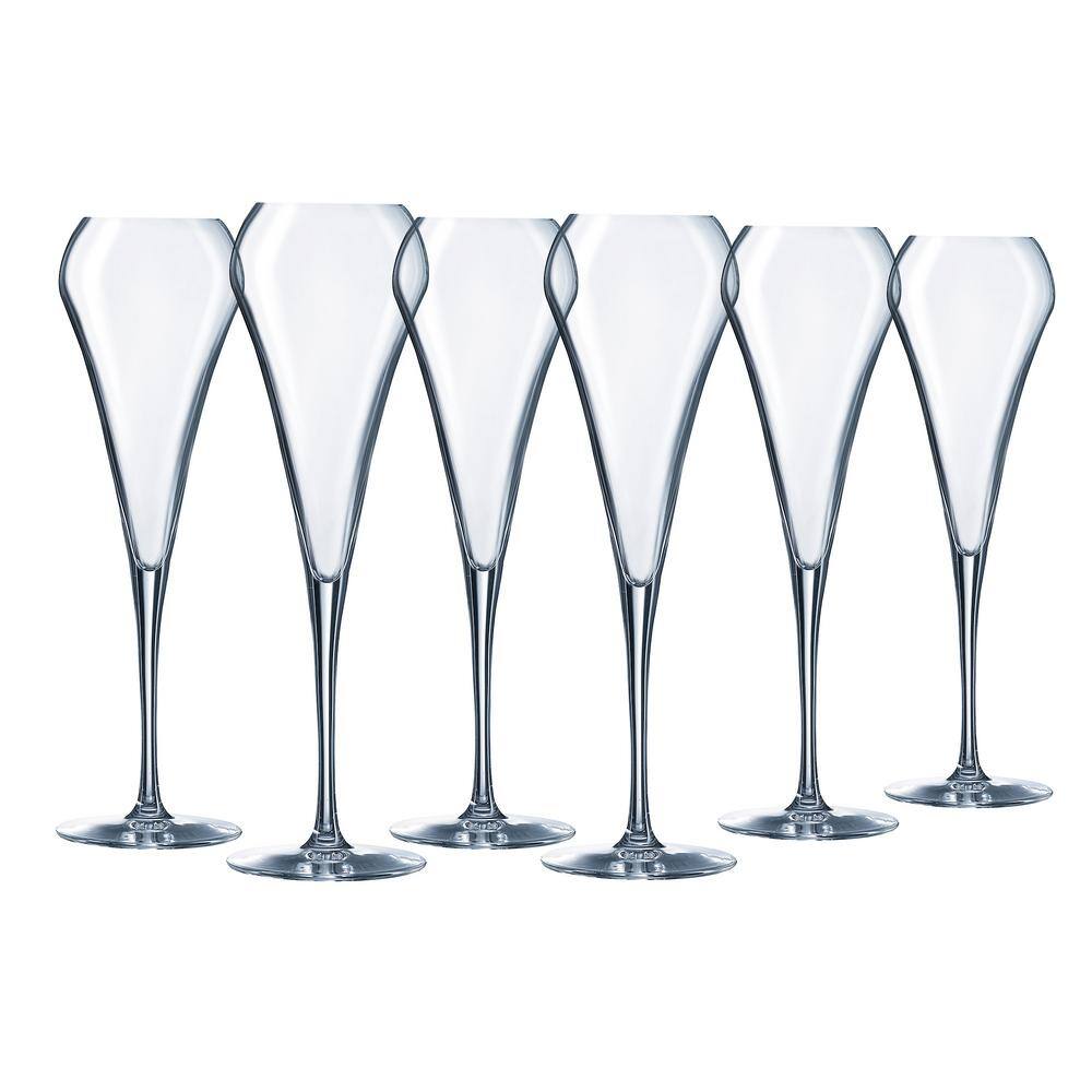 Chef&Sommelier Open Up 6.75 oz. Effervescent Champagne Flute (Set of 6)
