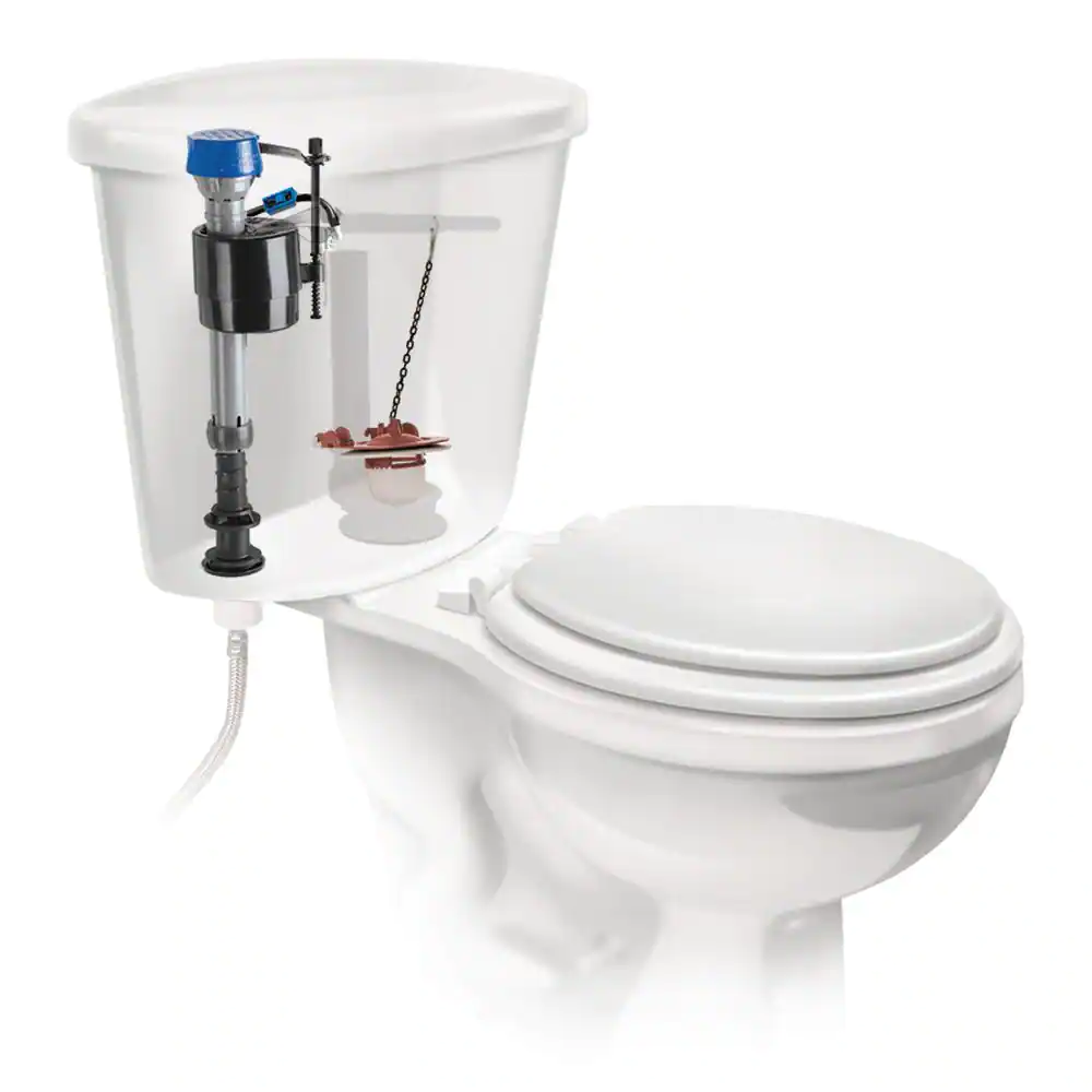 Fluidmaster PerforMAX Universal High Performance Toilet Fill Valve and 3 in. Adjustable Toilet Flapper Repair Kit