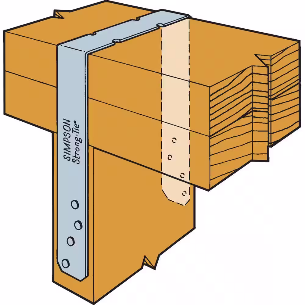Simpson Strong-Tie SP 3-9/16 in. x 7-1/4 in. Galvanized Stud Plate Tie