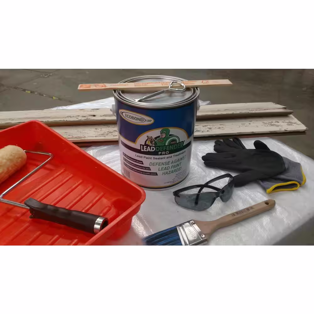 ECOBOND LBP Lead Defender PRO 1-Gal Off White Flat Lead Based Paint Treatment and Sealant