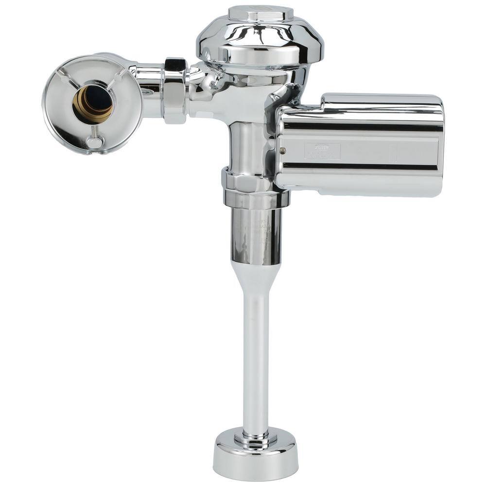 Zurn AquaFlush Plus PL ZER Exposed Sensor Diaphragm Flush Valve with 0.125 GPF and Metal Cover in Chrome