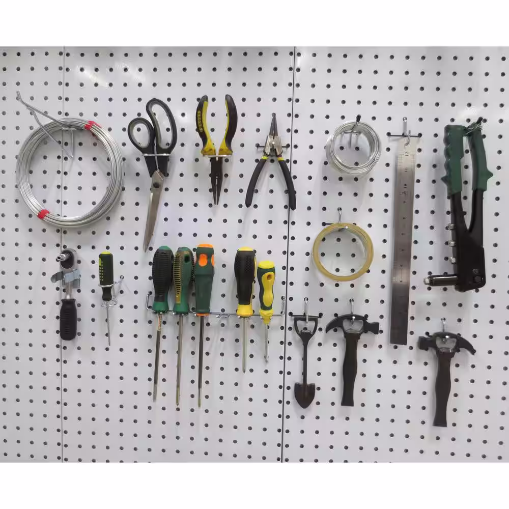 Everbilt 1/8 in. Zinc-Plated Steel Peghook Assortment Kit (47-Piece)