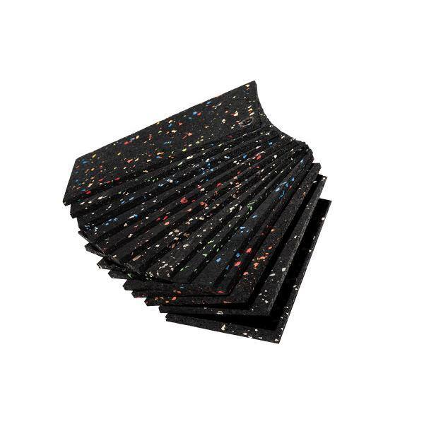 Survivor SportFloor Eco-Lock Cross-Training Nerves of Steel 24 in. x 24 in. x 0.25 in. Rubber Gym Flooring Tiles (34 sq. ft.) (8-Pack)