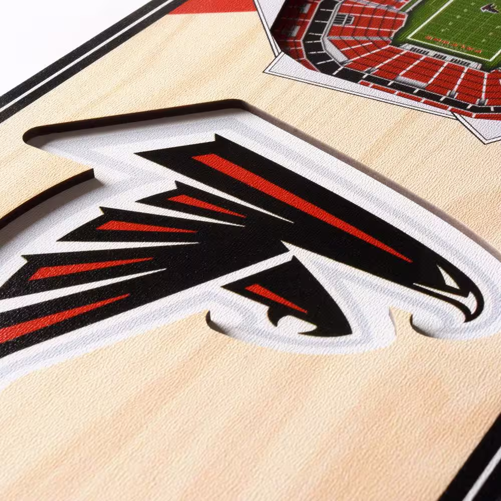 YouTheFan NFL Atlanta Falcons 6 in. x 19 in. 3D Stadium Banner-Mercedes-Benz Stadium