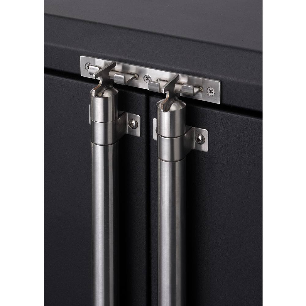 TRINITY PRO Series 5-Piece 18-Gauge Steel Garage Storage System in Black (120 in. W x 76 in. H x 24 in. D)