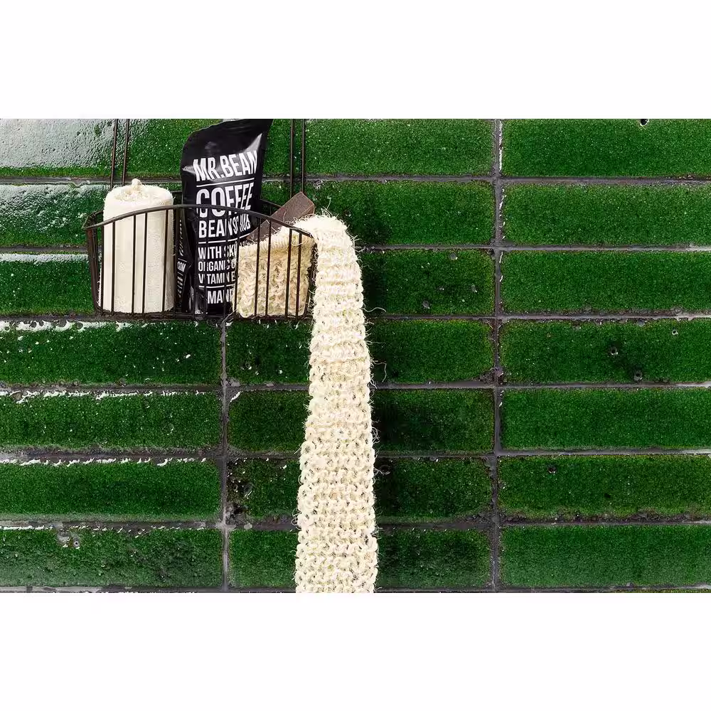 Ivy Hill Tile Magma Stone Green Brick 3 in. x 12 in. 19mm Glazed Subway Tile (4.11 sq. ft. / box, 17 pieces per set)