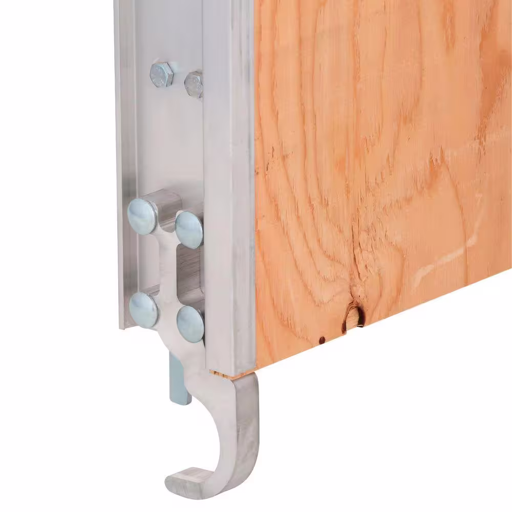 MetalTech 7 ft. x 19 in. Aluminum Scaffolding Platform with Plywood Deck