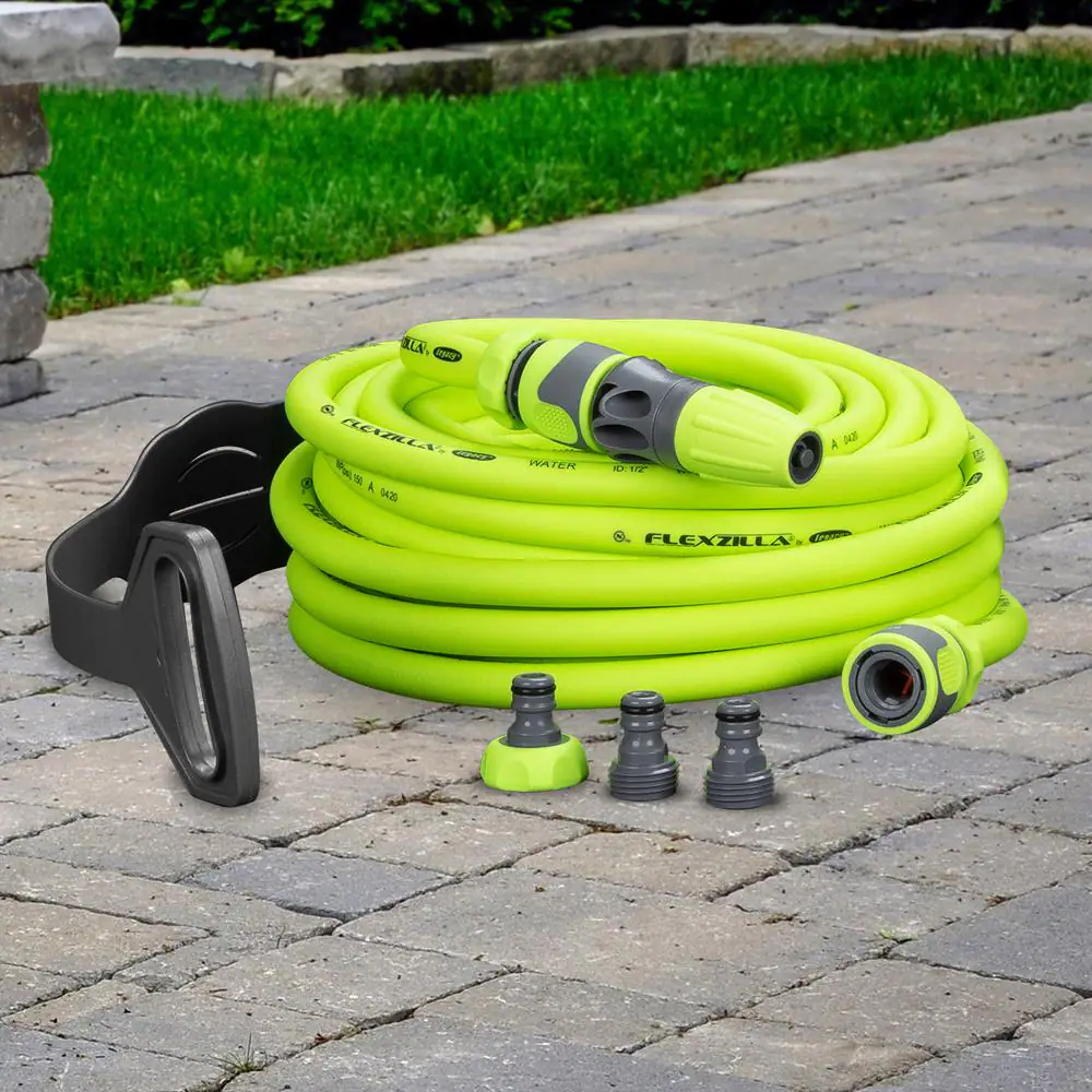 Flexzilla 1/2 in. x 50 ft. Quick Connect Attachments with Garden Hose Kit