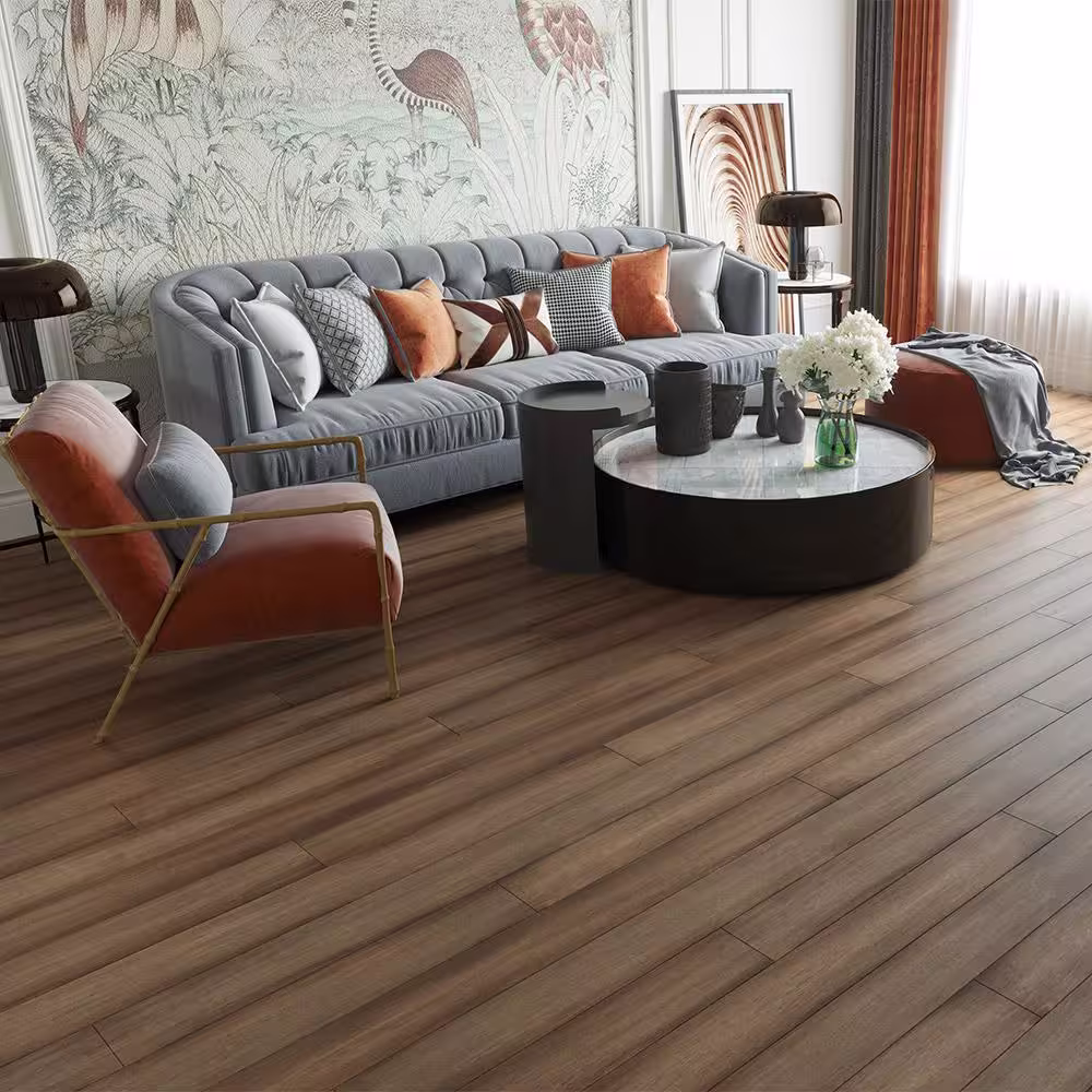 Selkirk Old Vintage 1/2 in. T x 5 in. W Wire Brushed Strand Woven Engineered Bamboo Flooring (19.92 sqft/case)