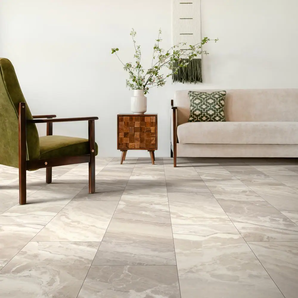 Shaw Vista Graze 20 MIL x 12 in. W x 24 in. L Click Lock Waterproof Vinyl Tile Flooring (15.8 sqft/case)