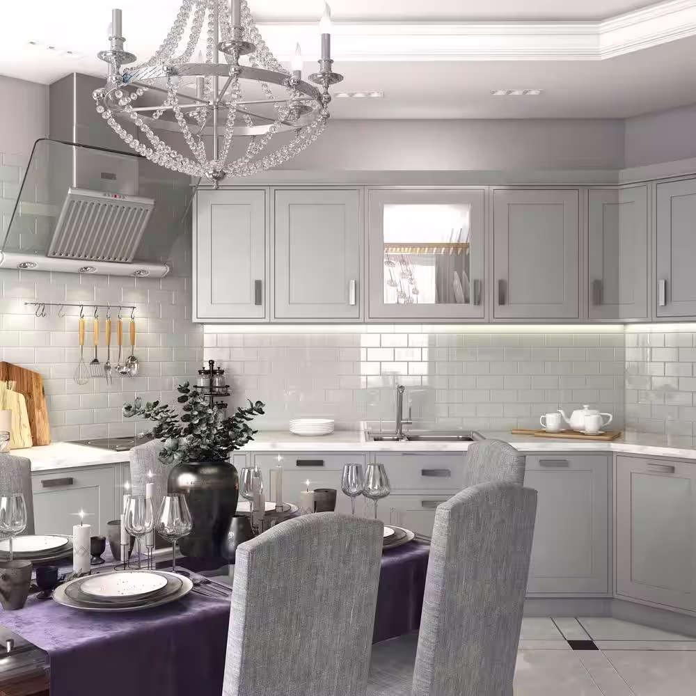 Giorbello Light Gray 3 in. x 6 in. x 8 mm Glass Subway Tile (5 sq. ft./case)