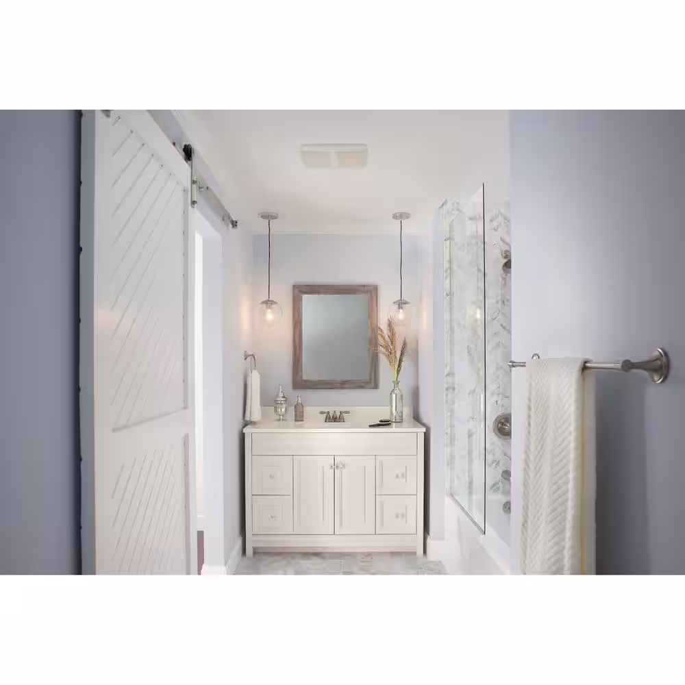 Broan-NuTone Sensonic Series 110 CFM Ceiling Bathroom Exhaust Fan with Stereo Speaker and Bluetooth Wireless Technology, ENERGY STAR*