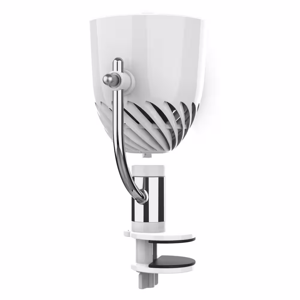 Vornado Pivot Clip 4 in. Personal Fan Air Circulator with Multi-Surface Mount in Ice
