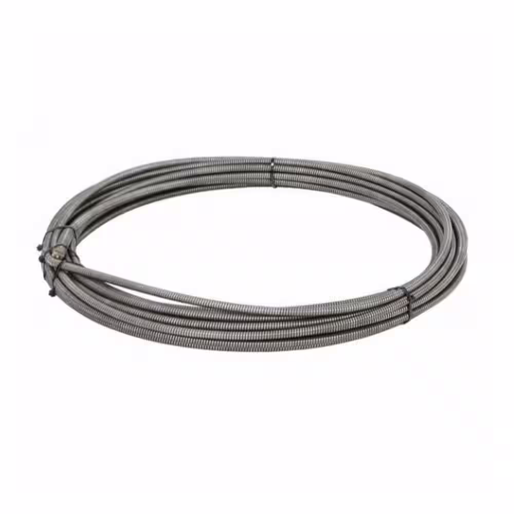 RIDGID 3/8 in. x 75 ft. C-32 IW Integral Wound Drain Cleaning Snake Auger Drum Machine Replacement Cable for All K-400 Models