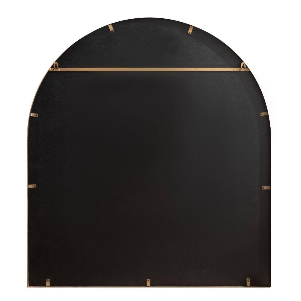 Kate and Laurel McLean 32.00 in. W x 36.00 in. H Gold Arch Modern Framed Decorative Wall Mirror