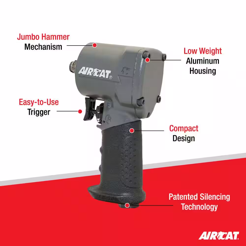 AIRCAT 1/2 in. Compact Impact Wrench