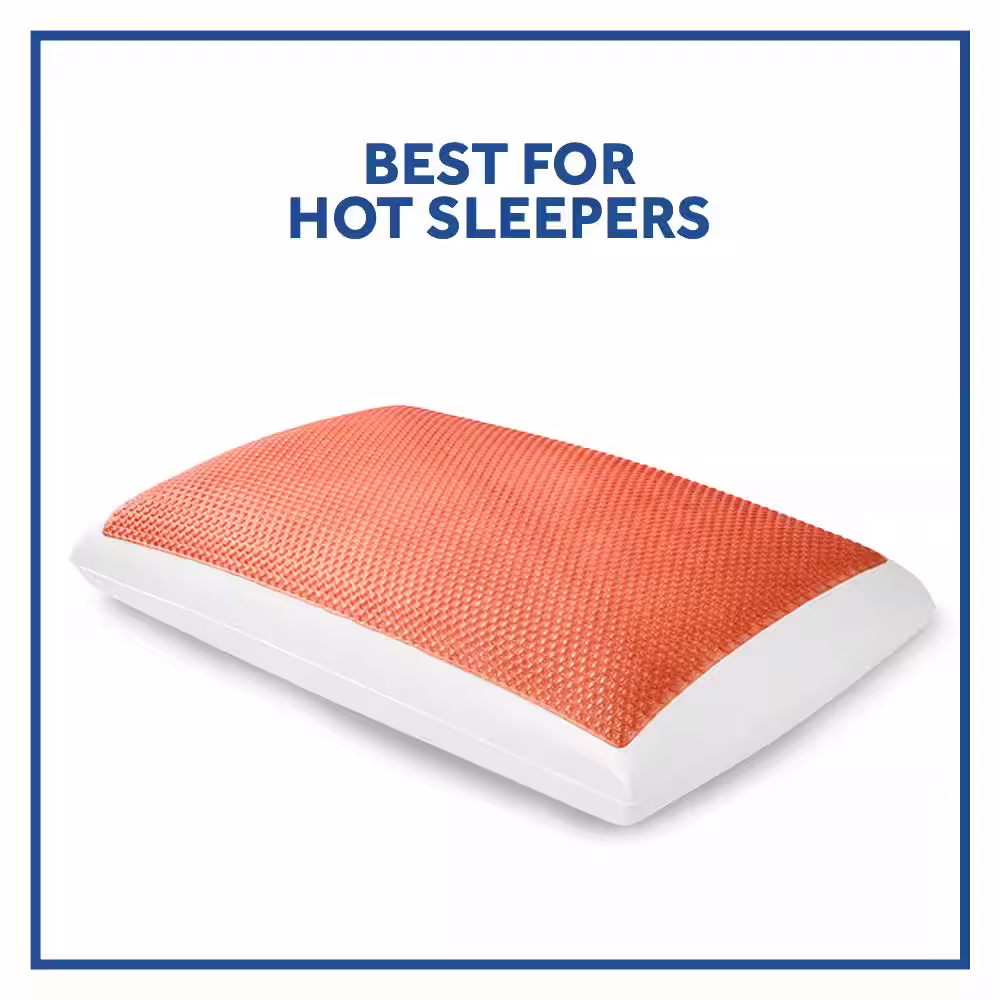 Sealy Essentials 24 in. x 16 in. CopperChill Gel Memory Foam Standard Pillow