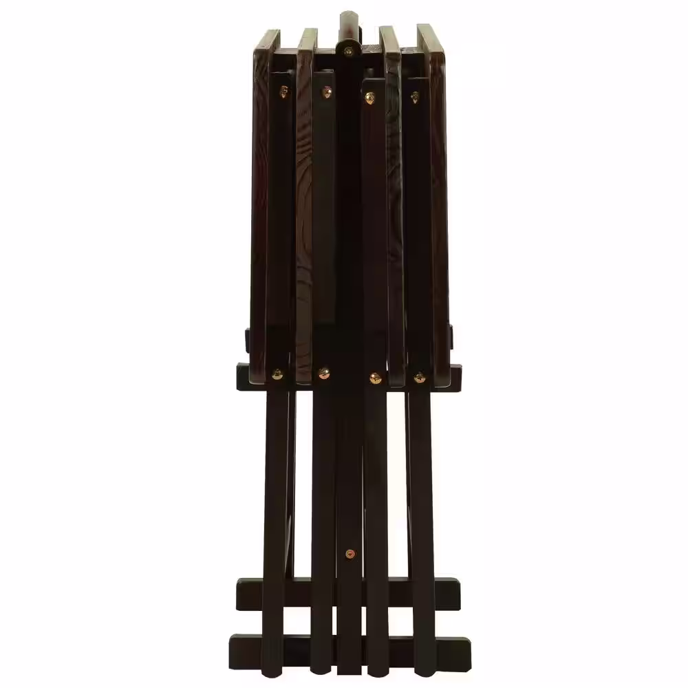 Casual Home 5-Piece Espresso Foldable Tray Table
