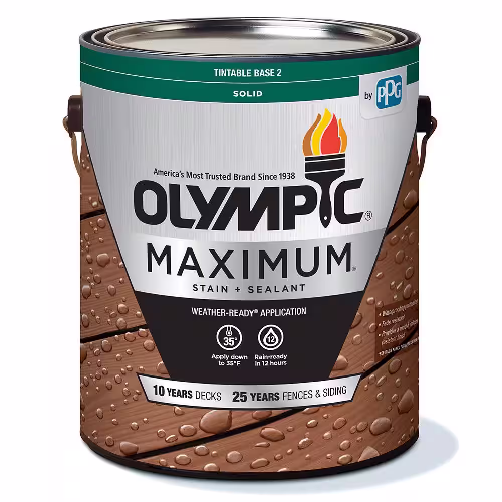 Olympic Maximum 1-gal. Ocean Mist Solid Color Exterior Stain and Sealant in One