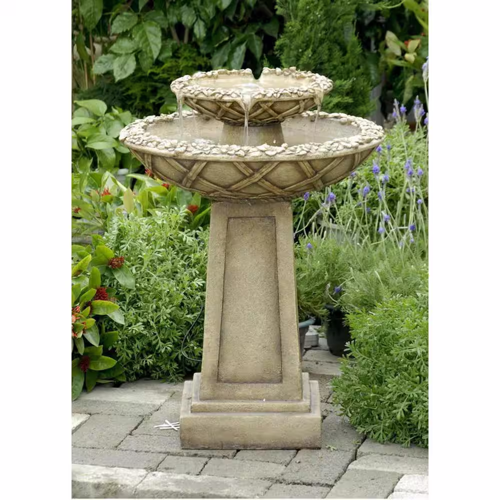 Fountain Cellar Bird Bath Outdoor Water Fountain