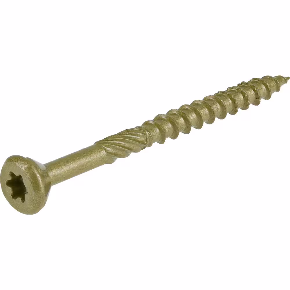 Everbilt #10 x 2-1/2 in. Star Drive Flat Head Exterior Wood Screws 5 lbs.-Box (415-Piece)