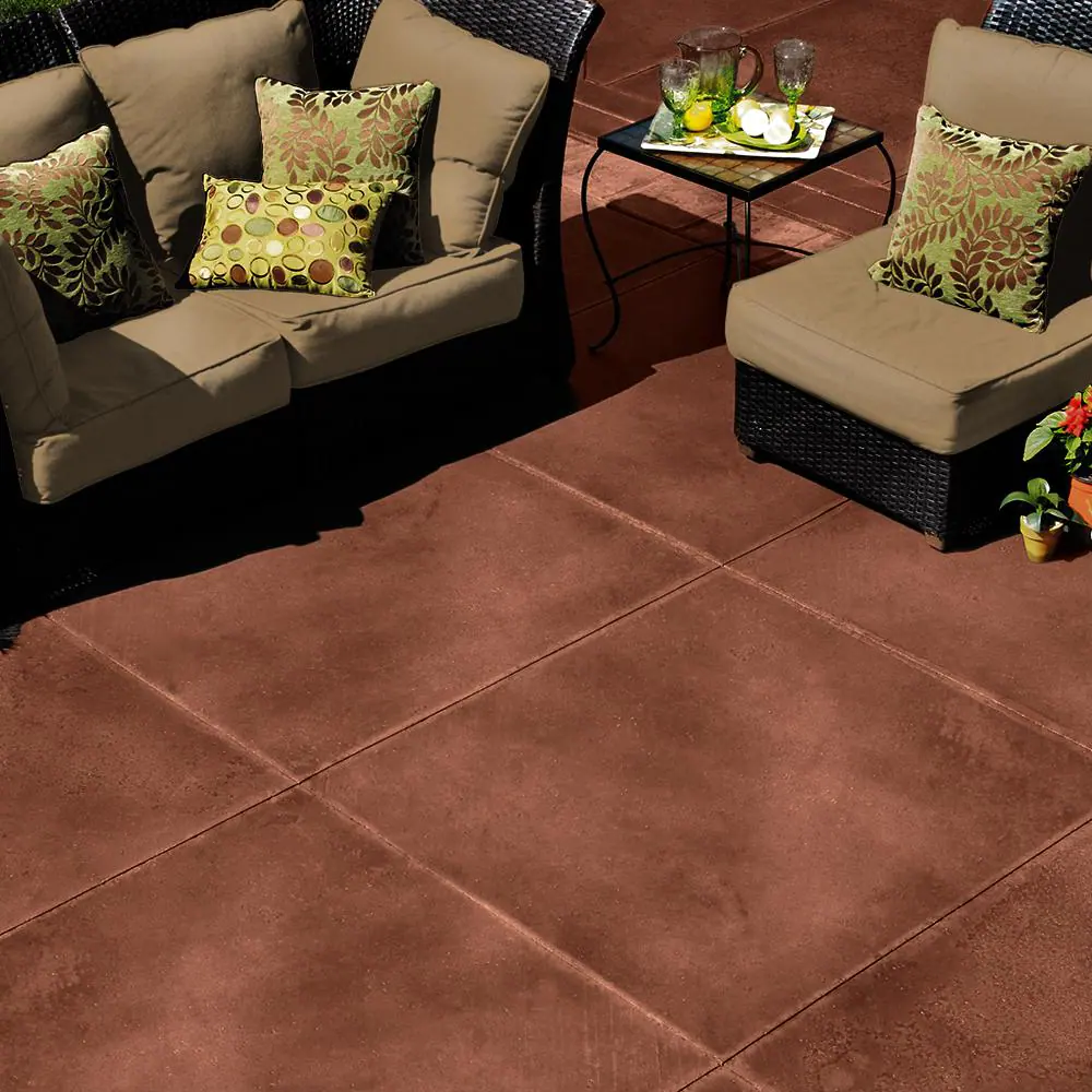 BEHR PREMIUM 1 gal. #DCS-803 Cajun Rose Semi-Transparent Flat Interior/Exterior Decorative Concrete Stain