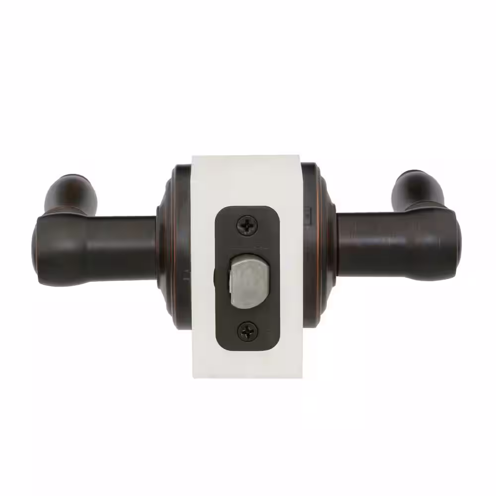 Kwikset Ashfield Venetian Bronze Passage Hall/Closet Door Handle with Microban Antimicrobial Technology