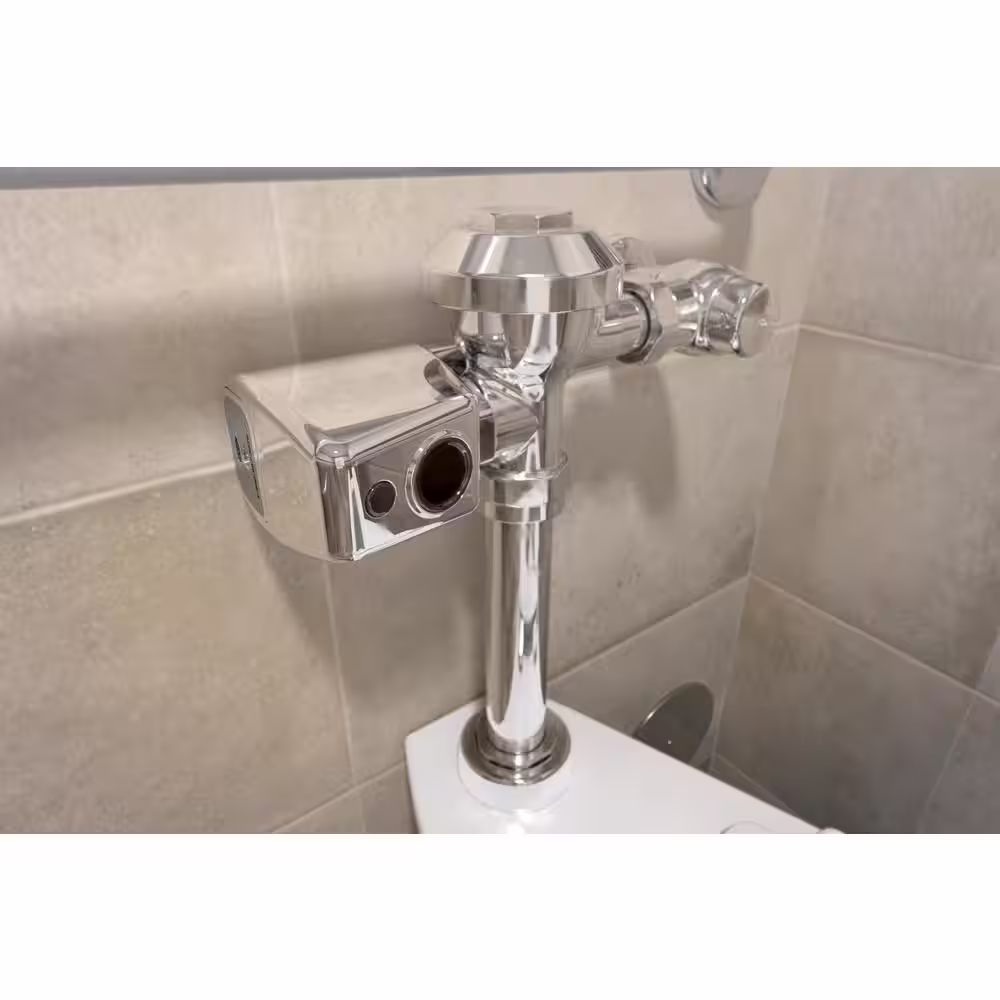 Zurn E-Z Flush Connected, Sensor Battery Retrofit Kit with Metal Cover in Chrome