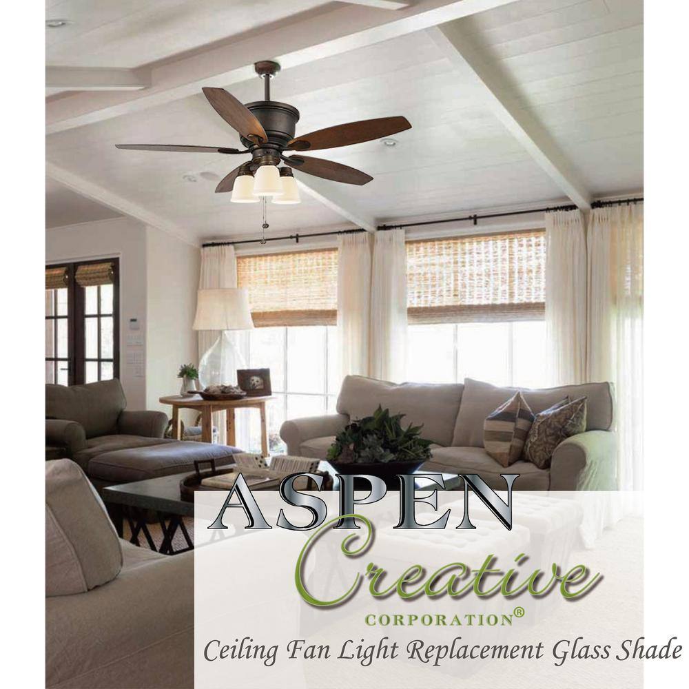 None 2-1/8 in. Fitter x Dia 4-3/4 in. x 4-3/4 in. H, 4PK - Lighting Accessory - Replacement Glass - Frosted