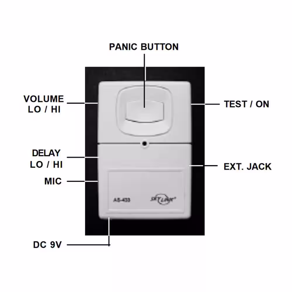 SkyLink Audio Alarm Alert Security Detection Safety System for Your Smoke or Carbon Monoxide Alarm