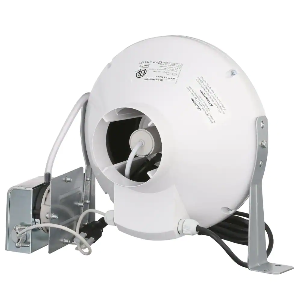 VENTS-US 162 CFM Dryer Booster Fan with 4 in. Duct