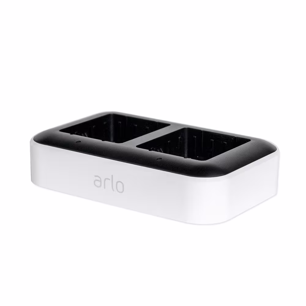 Arlo Dual Battery Charging Station - Works with Arlo Rechargeable Batteries and Arlo XL Rechargeable Batteries Only