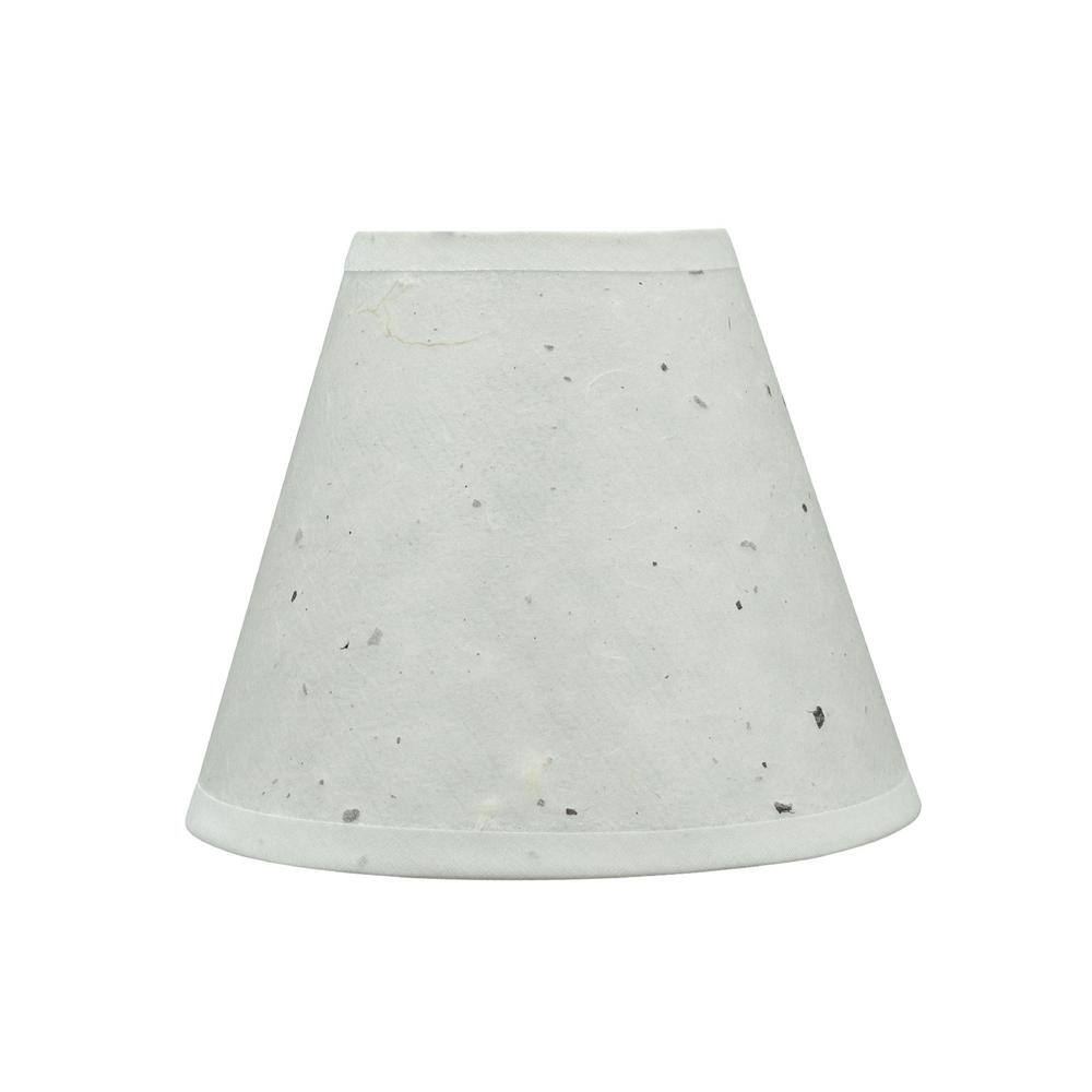 Aspen Creative Corporation 6 in. x 5 in. Off White Hardback Empire Lamp Shade (6-Pack)