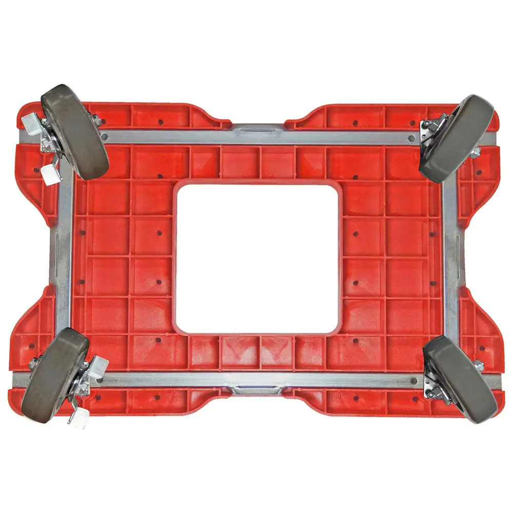 SNAP-LOC 1,500 lbs. Capacity All-Terrain Professional E-Track Dolly in Red