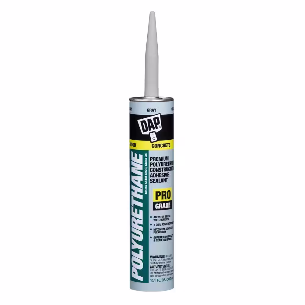DAP Polyurethane 10.1 oz. Gray Premium Commercial Grade Sealant (12-Pack)