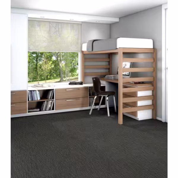 Shaw Dynamic Gray Commercial 24 in. x 24 Glue-Down Carpet Tile (20 Tiles/Case) 80 sq. ft.