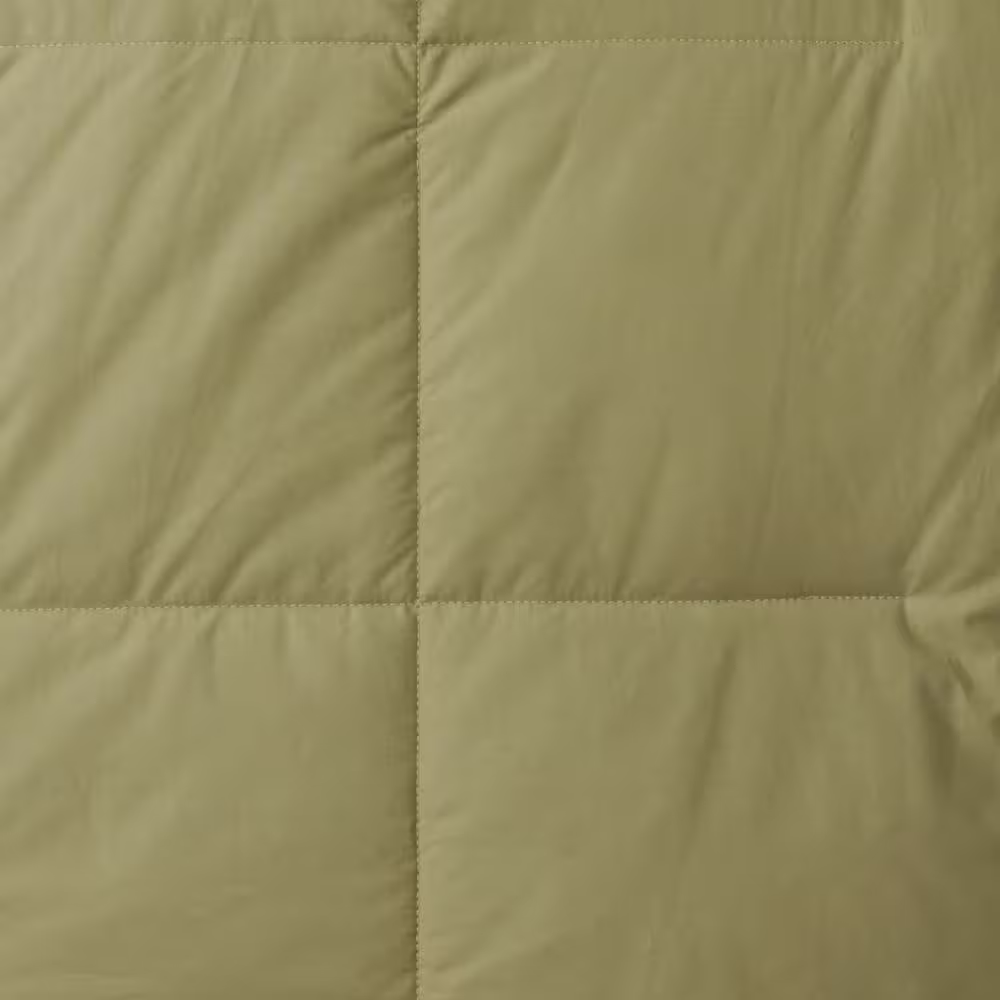 The Company Store LaCrosse LoftAIRE Down Alternative Sage Cotton Throw Blanket