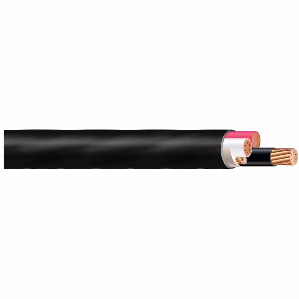 Southwire 500 ft. 10/3 Black Stranded CU W/G Tray Cable