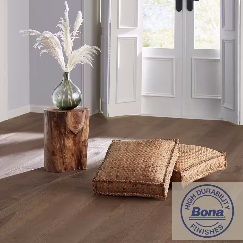 ASPEN FLOORING Cannon Hickory 1/2 in. T x 7.5 in. W Water Resistant Wire Brushed Engineered Hardwood Flooring (31.09 sqft/case)