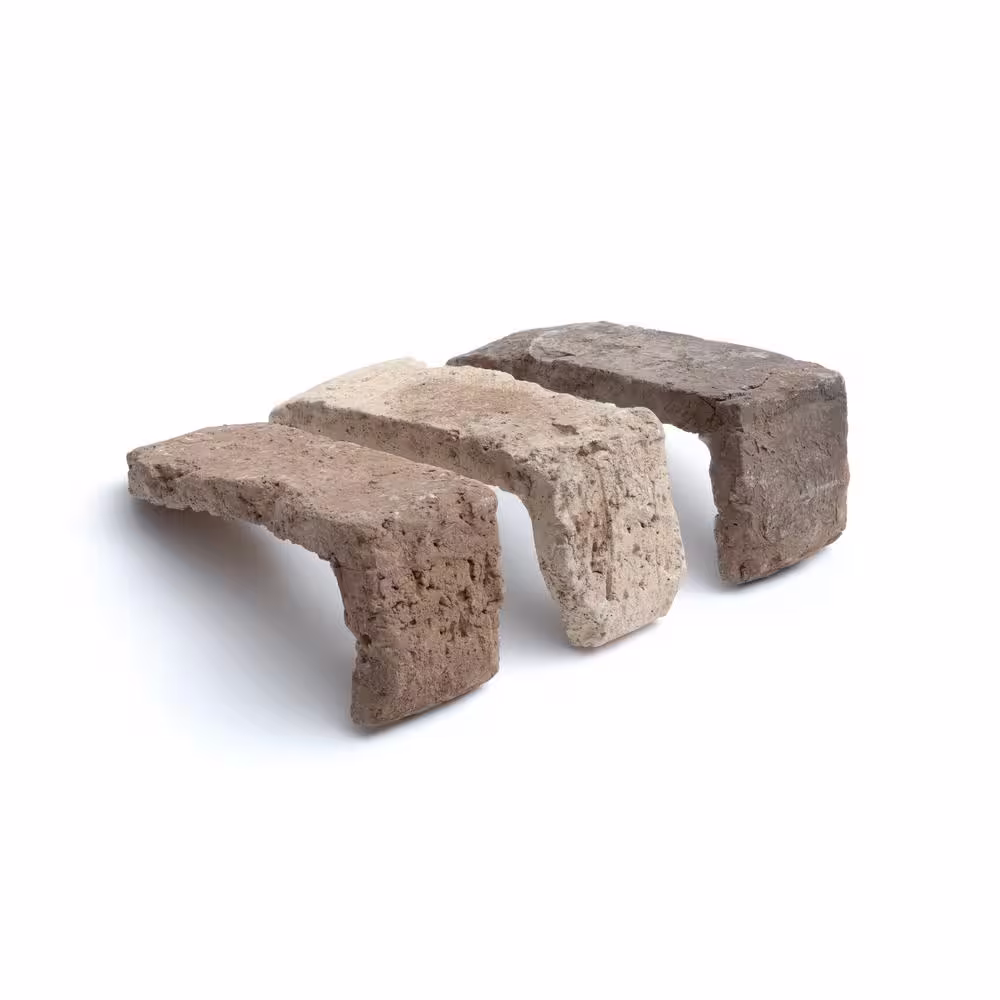 Koni Brick Old Chicago Cafe 7.08 in. x 2.50 in. Thin Brick 7.87 lin. ft. Corners Manufactured Stone Siding