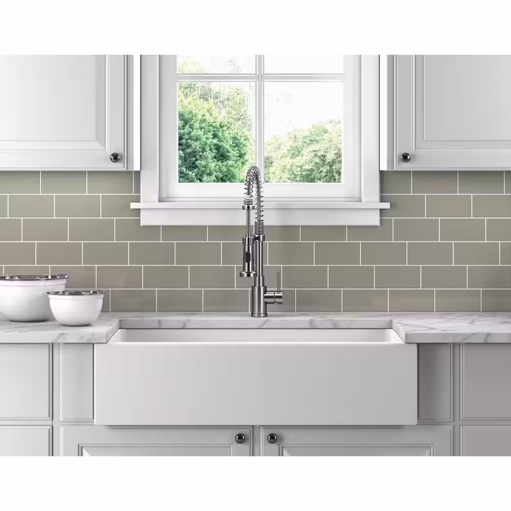 Daltile Rittenhouse Square Elemental Tan 3 in. x 6 in. Ceramic Subway Wall Tile (12.5 sq. ft. / case)