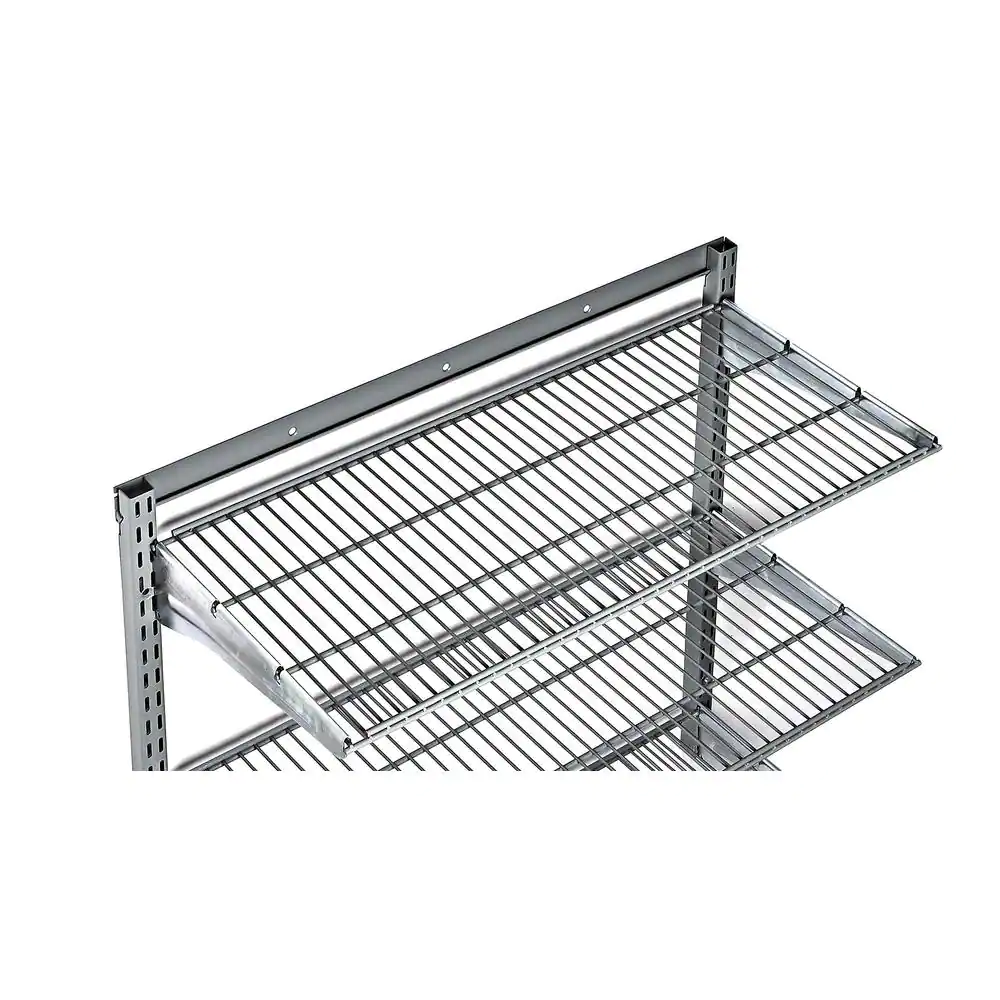 Triton Products 16 in. x 33 in. Steel Garage Wall Shelving in Gray