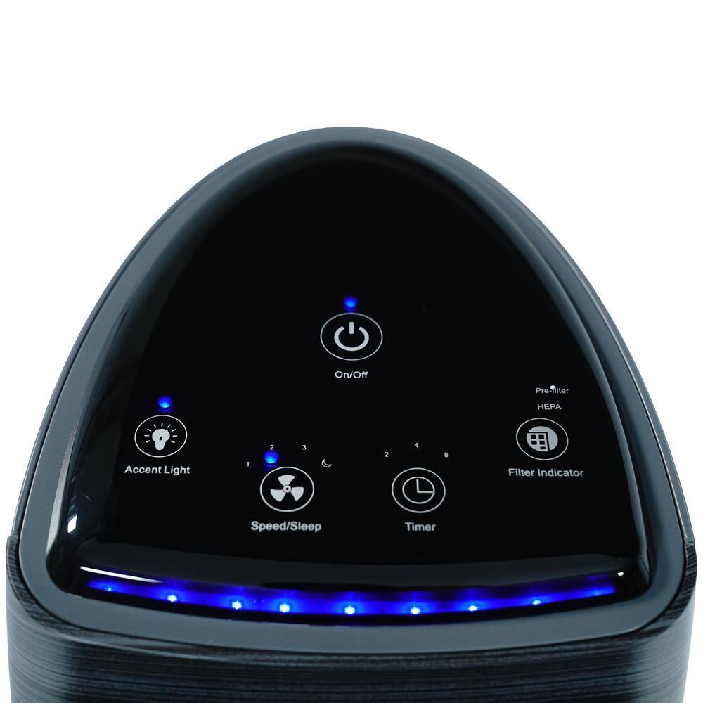 LivePure Sierra Series True HEPA Digital Tall Tower Air Purifier