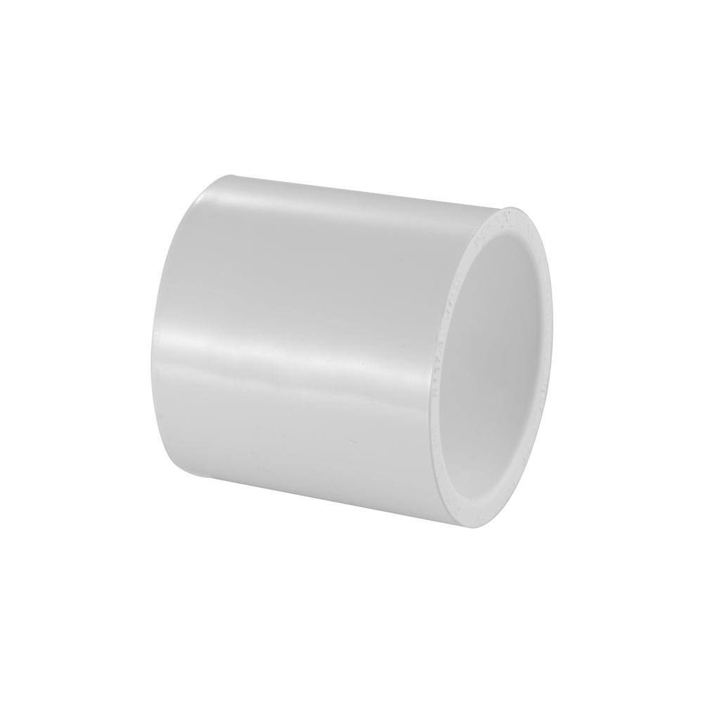 VPC 2 in. PVC DWV Hub x Hub Coupling