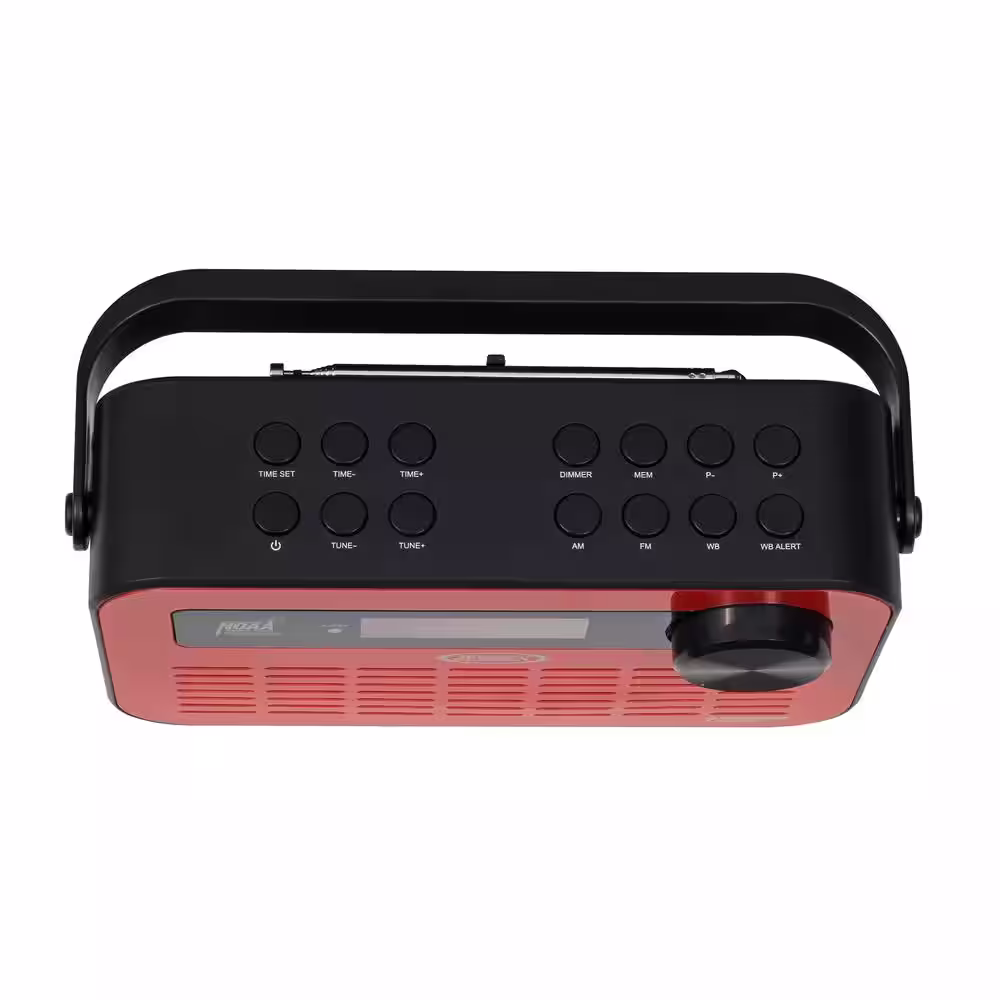 JENSEN Portable Digital AM/FM Weather Radio with Weather Alert