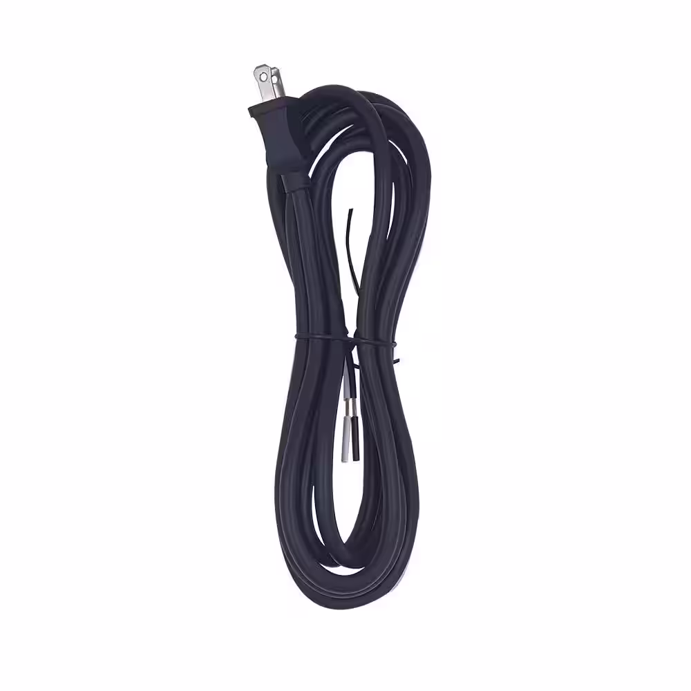 Husky 8 ft. 16/2 Light Duty Indoor Power Tool Replacement Cord, Black