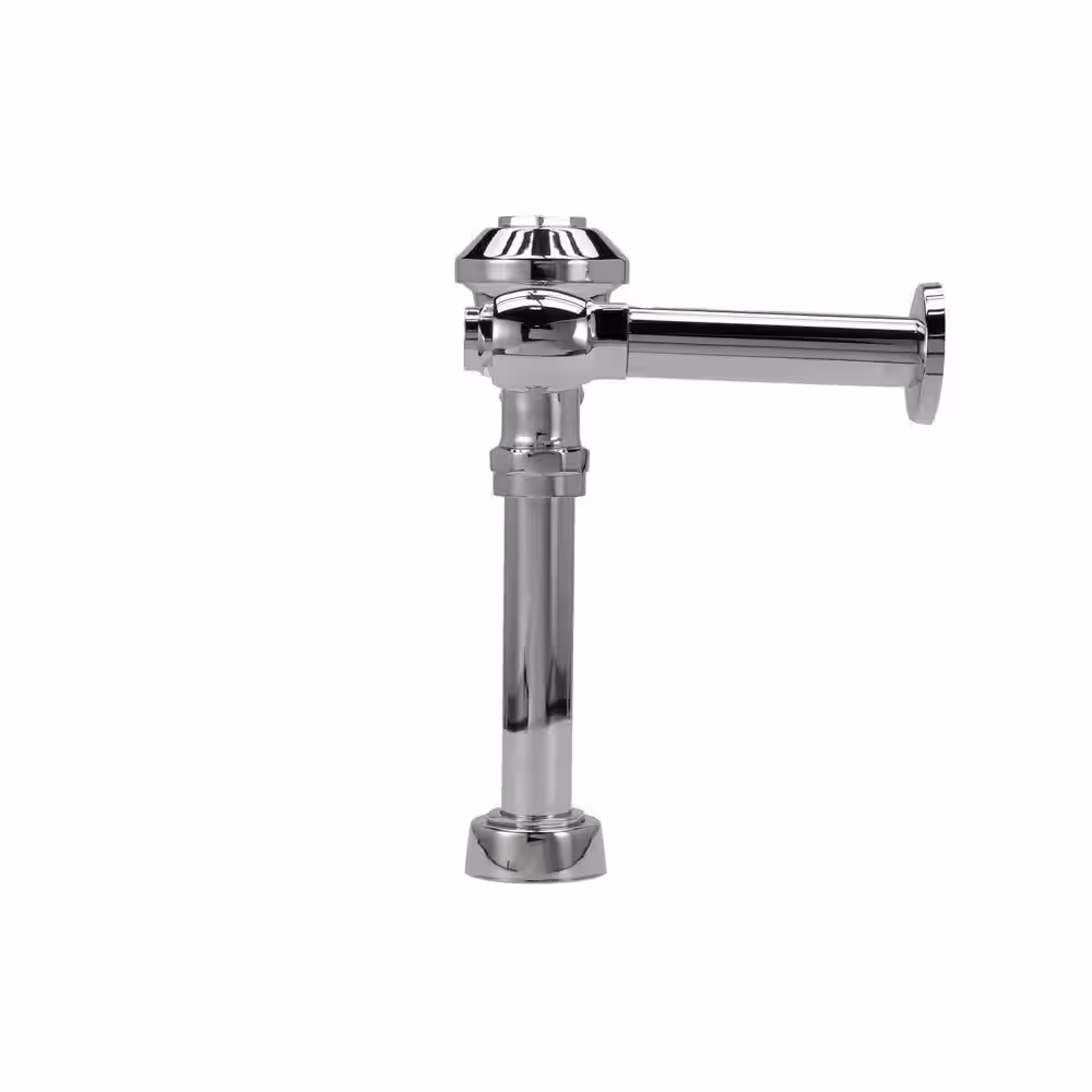 Zurn Aquaflush Exposed Manual Diaphragm Flush Valve with 3.5 GPF, Sweat Solder Kit, Cast Wall Flange in Chrome