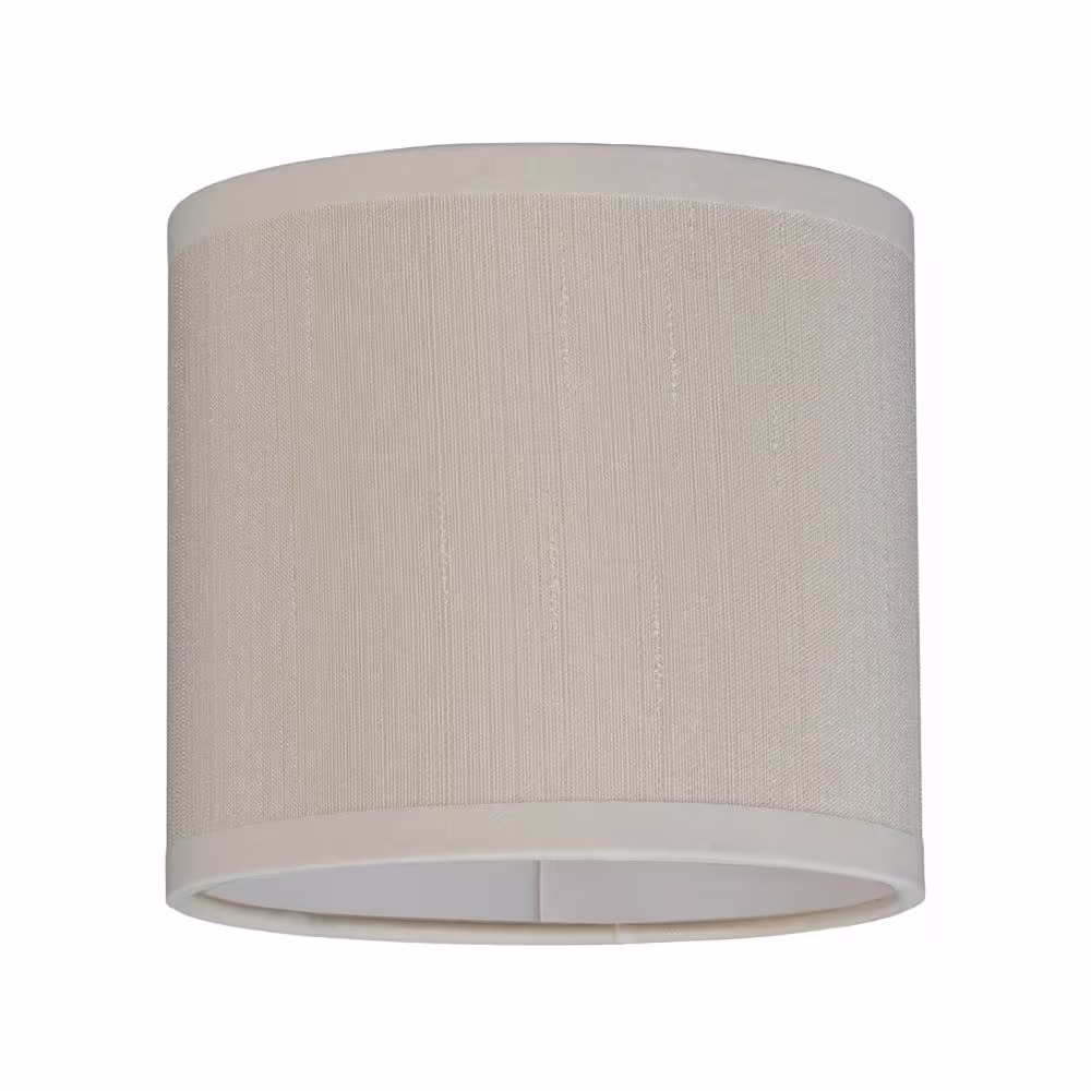 Aspen Creative Corporation 5 in. x 5 in. Butter Creme Drum Lamp Shade